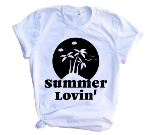 Summer Lovin' adult tee