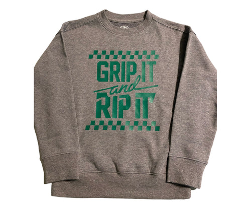 Youth size 8 Grip it and rip it sweatshirt