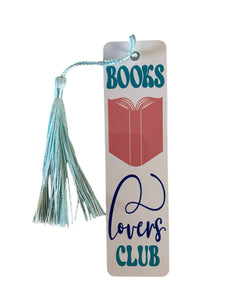 Books lovers club bookmark