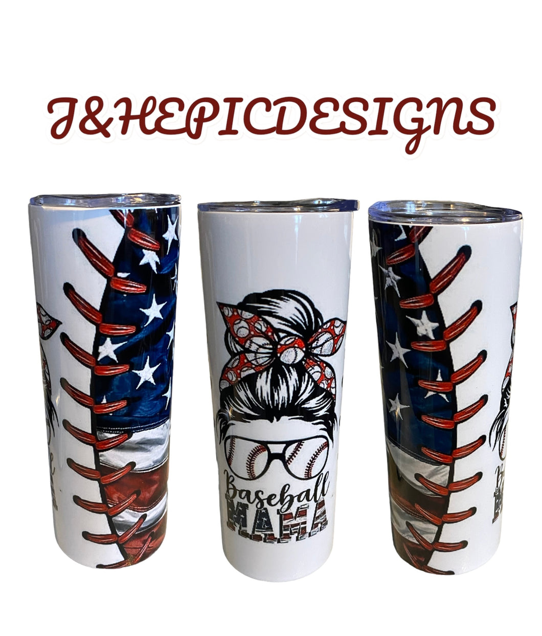 Baseball mama 20oz tumbler