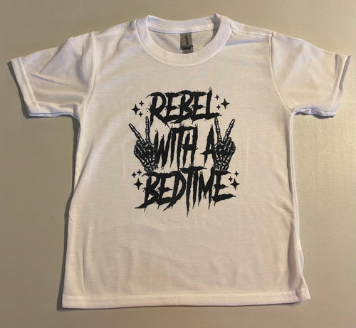 youth small (6/8) Rebel with A bedtime