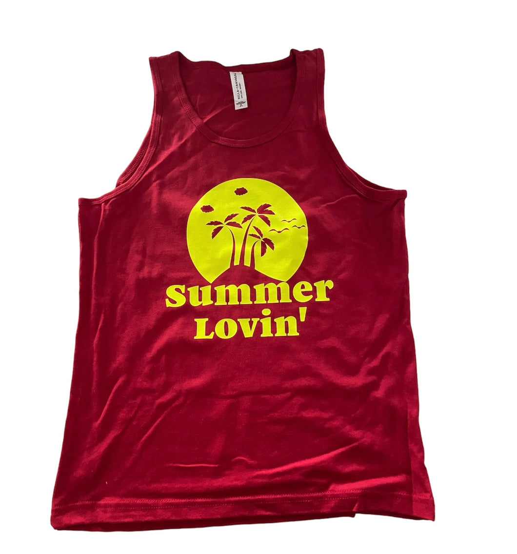 youth medium (10/12) summer lovin’ tank top