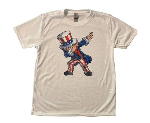 Dabbing patriotic tee