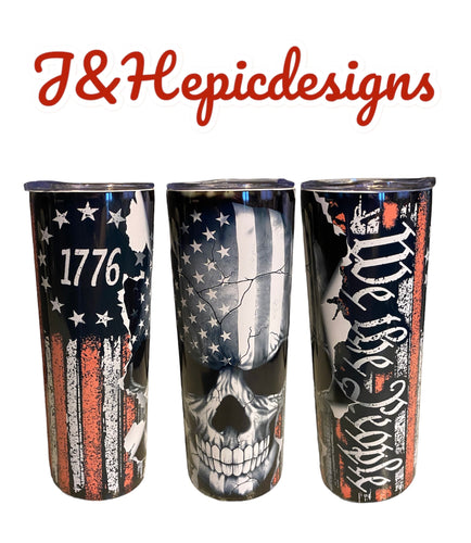 We the people 20oz tumbler