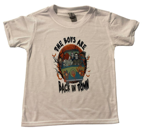 youth xs (4/5) the boys are back in town horror short sleeve