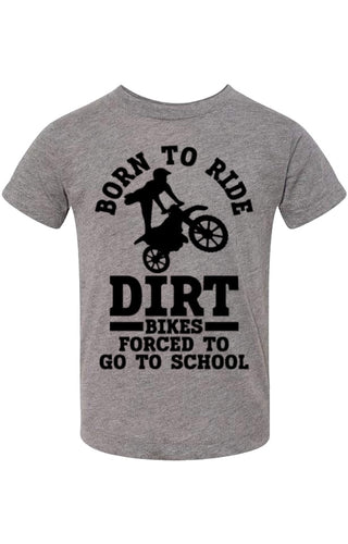 Born to ride dirt bikes forced to go to school