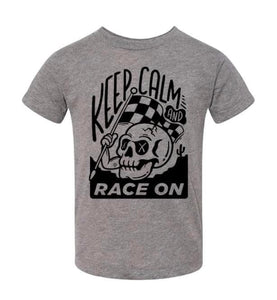 Keep calm and race on