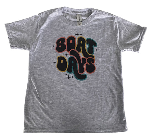 Youth medium boat days short sleeve