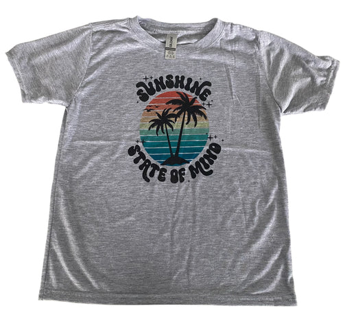 Youth medium sunshine state of mind short sleeve