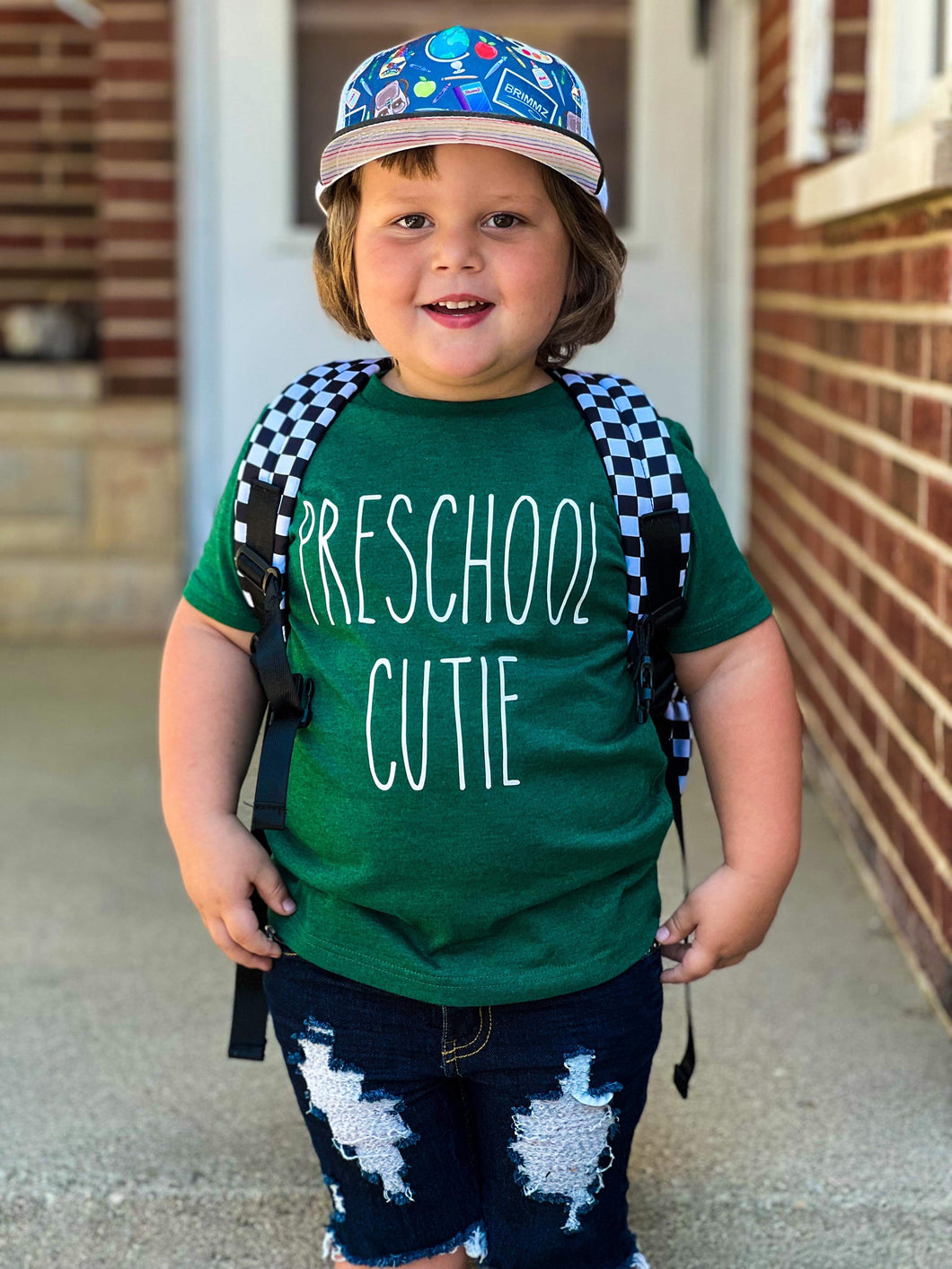 Personalized grade level cutie kids tee