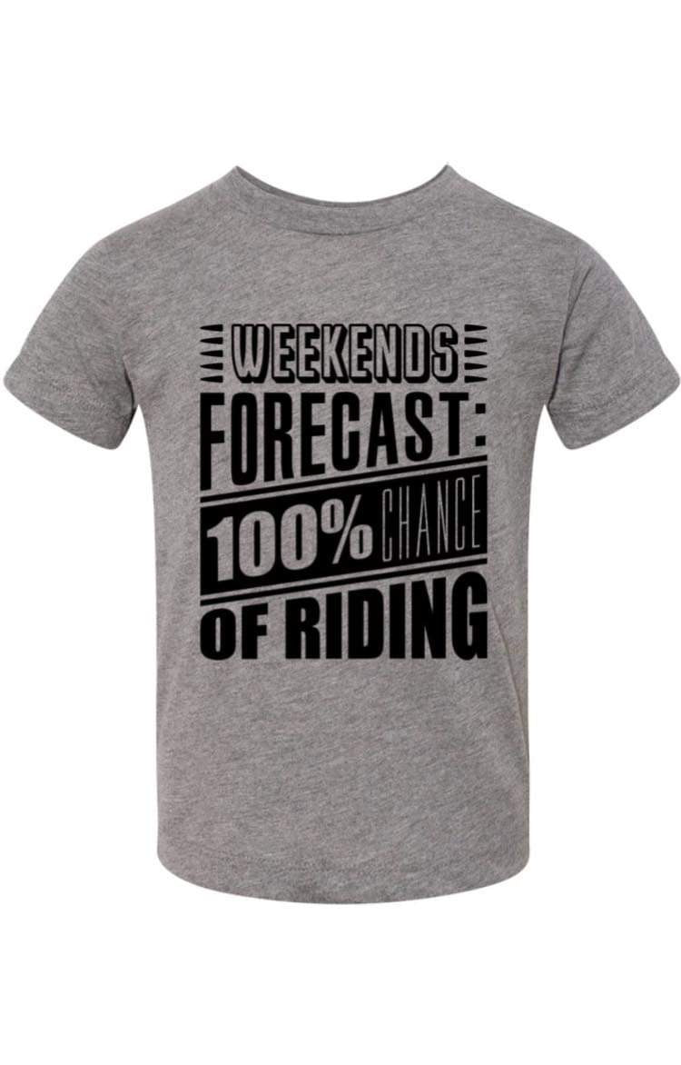 Weekends forecast 100% chance of riding