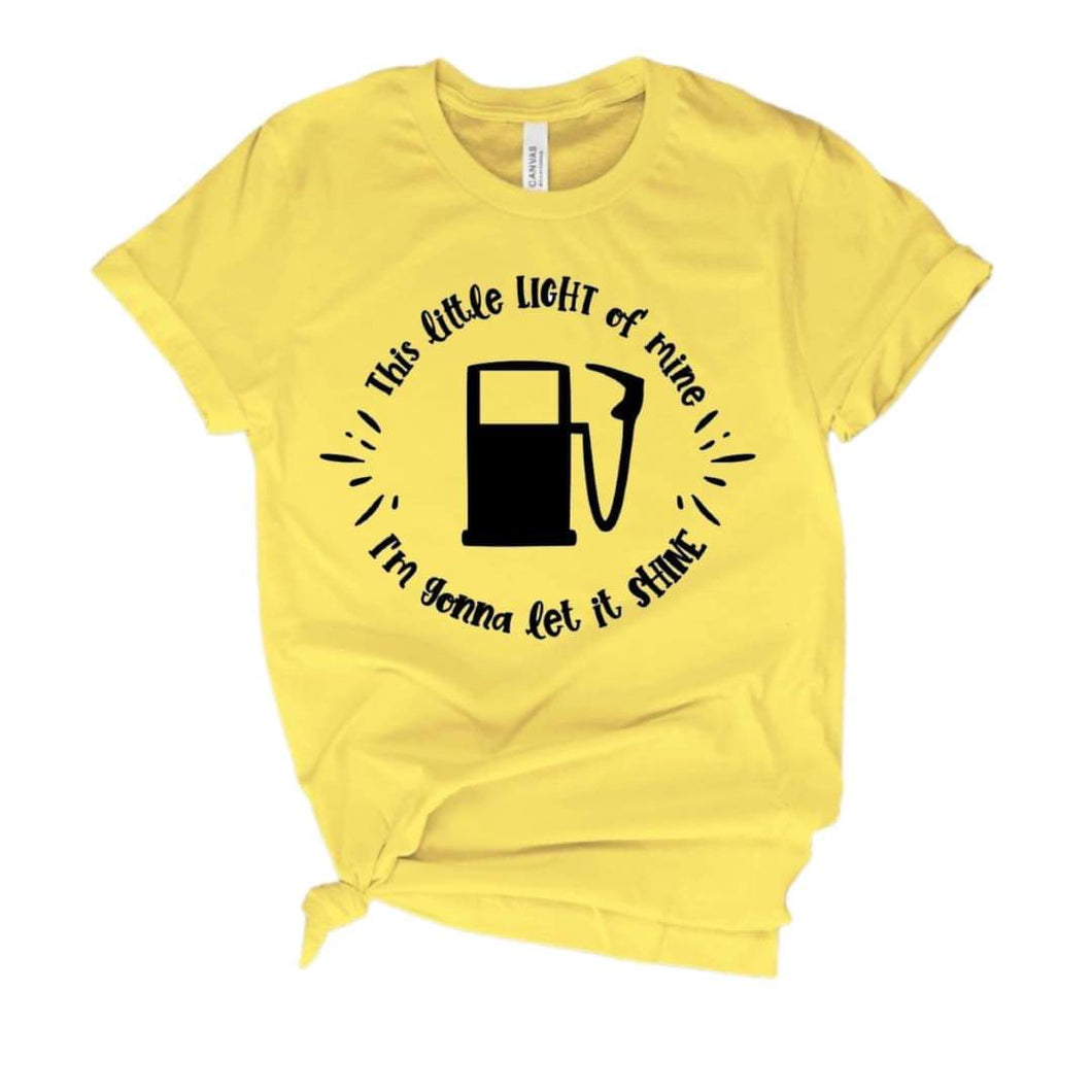 This little light of mine I’m gonna let it shine adult tee