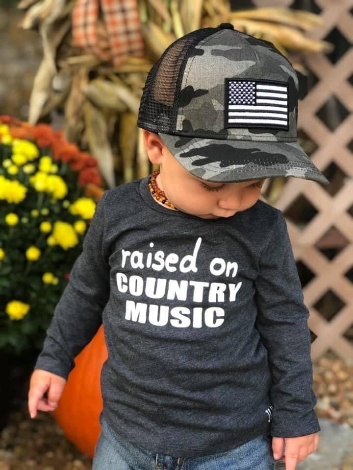 raised on country music