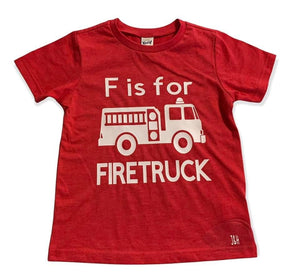 F is for firetruck