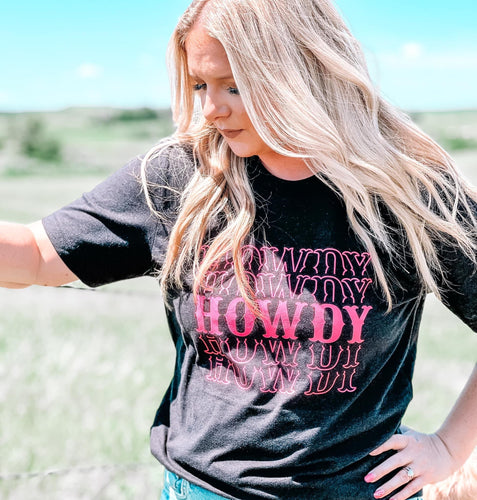 Howdy adult tee