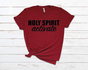 Holy Spirit activate adult tee