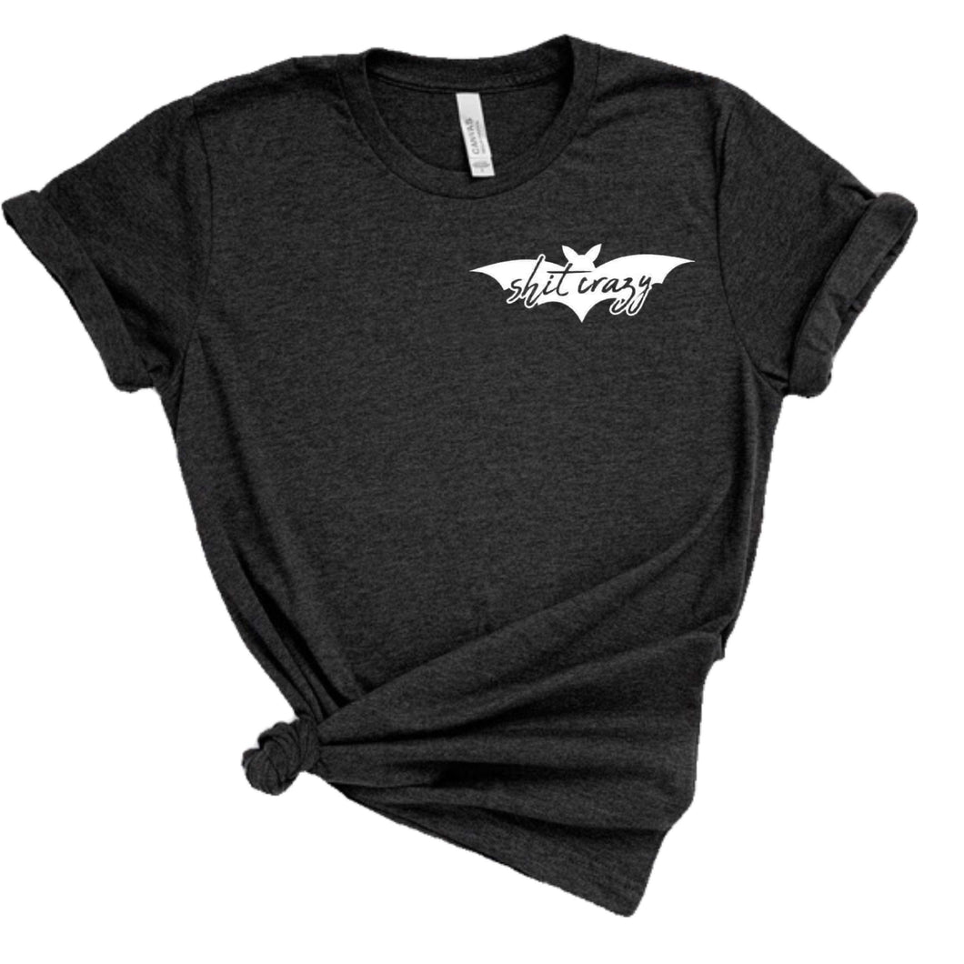 Bat shit crazy adult tee